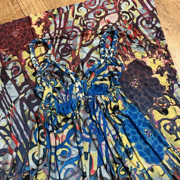 Charming Charlie braided multi colored Maxi Dress - Picture 12 of 14